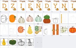 DZIEŃ DYNI - GIRLANDA, ZADANIA