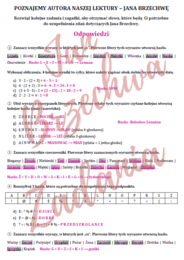 "AKADEMIA PANA KLEKSA": Jan Brzechwa - poznajemy autora *ŁAMIGŁÓWKI*