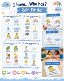 I have… Who has? Rain Edition