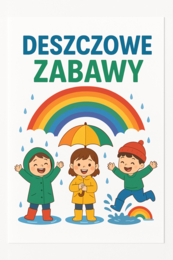Karty pracy „Deszczowe zabawy”