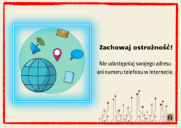 Gazetka "Dzień Bezpiecznego Internetu".