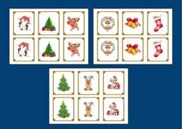 BOŻE NARODZENIE – memory – 36 szt. – biblioteka – świetlica – przedszkole - zima