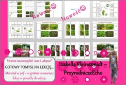 Pomysł na lekcję/karta pracy/stacje zadaniowe/materiał do lekcji do tematu „Mchy” w pdf. W gratisie niekomercyjny scenariusz lekcji/pomysł na lekcję w programie genial.ly do edycji. Biologia 5. Dział „Różnorodność roślin”.
