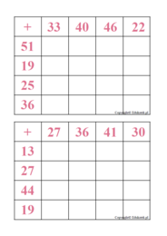 Dodawanie w kratkę – doskonalenie dodawania