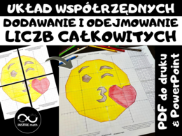 Projekt grupowy. Układ współrzędnych (zaznaczanie punktów) oraz dodawanie i odejmowanie liczb całkowitych – ukryty obrazek. Matematyczne Walentynki.