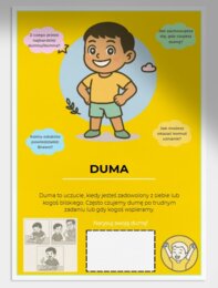 Moje pierwsze emocje – karty obrazkowe i zabawy. 20 kart. 10 zabaw. 3 kolorowanki.