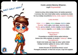 Zestaw kart pracy: Części mowy i ich supermoce. Klasy 3, 4, 5