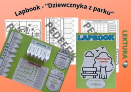 Lapbook – „Dziewczynka z parku” + test ze znajomości lektury + kod QR do testu