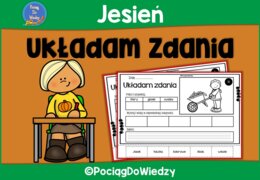 Jesień - Układam zdania
