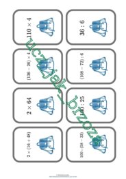 Kolejność działań, gra karciana "Czarny Piotruś"