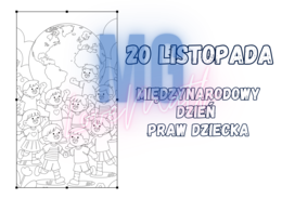 Dzień Praw Dziecka - 30 kolorowanek A4