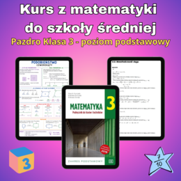 Kurs online z matematyki - Pazdro 3P