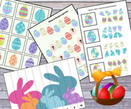 Wielkanocny trening – percepcja i pamięć wzrokowa, grafomotoryka