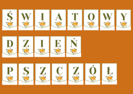 DZIEŃ PSZCZÓŁ – wiosna – girlanda – napis – gazetka – wersja 1 - Dzień Pszczoły