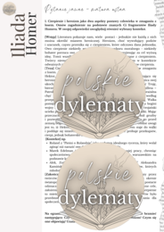 Homer "Iliada" - opracowanie maturalne