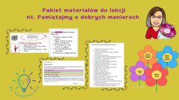 Dobre maniery savoir-vivre scenariusz , karty pracy kl. IV-VI