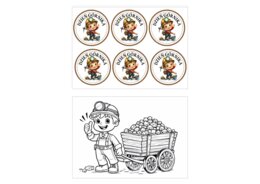 Dzień Górnika - dekoracja na gazetkę - pdf