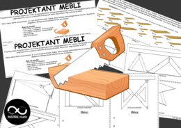 Miary kątów w trójkątach, kąty przyległe i wierzchołkowe, nierówność trójkąta. Projektant mebli. Praktyczne zastosowanie matematyki.