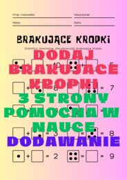 Dzień Kropki. Dodawanie.