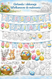 GIRLANDA WIELKANOC.
