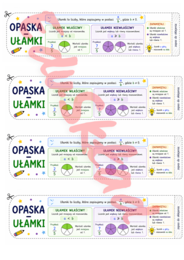 🟩 MATEMATYCZNE OPASKI NA RĘKĘ  Skuteczna pomoc dydaktyczna do wprowadzania nowych tematów