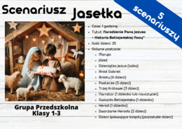 Jasełka - 5 scenariuszy - dla Przedszkola, dla klas 1-3