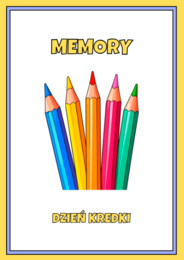 Memory na Dzień Kredki – Gra Edukacyjna dla Dzieci