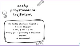 Cechy przystawania trójkątów