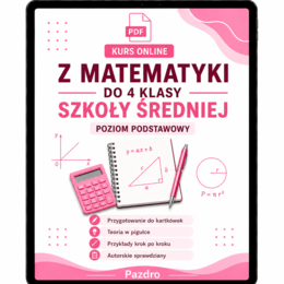 Kurs online z matematyki do 4 klasy - Pazdro 4P