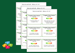 "PRZYGODY TOMKA SAWYERA" – Karty do SMALL TALK – lektury – gra