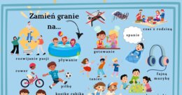 Pedagog, pedagog specjalny, psycholog, plakat promujący zdrowe nawyki (XL)