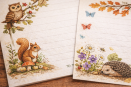 Leśny świat – karta pracy do wiersza ks. Twardowskiego