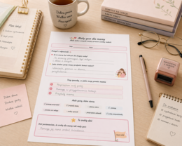 Mały gest dla mamy – karta wychowawcza