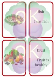 Flashcards: Body Parts • Food • Toys