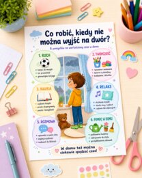 Co robić, kiedy nie można wyjść na dwór?