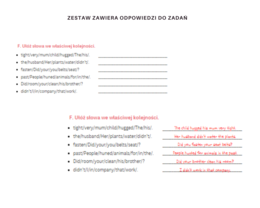 Past Simple - Regular Verbs - karta pracy na wprowadzenie do czasu przeszłego, czasowniki regularne, pytania, przeczenia, zdania twierdzące, krótkie odpowiedzizadania, ćwiczenia