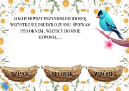 DZIEŃ PTAKÓW - EDUKACYJNA PRZYGODA DLA DZIECI