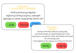 Gra o milion. Powtórzenie wiadomości z działu PROCENTY klasa 6.