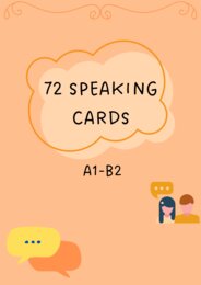 Karty do mówienia/ Mówienie/ Speaking/ Konwersacje/ Klasy 4-6/ Klasy 6-8/ Liceum/ SP/ Warm-up/ Rozgrzewka/ Speaking cards