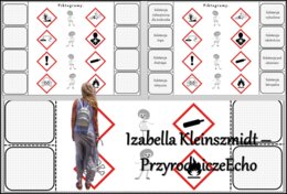 Notatka okienkowa/stacja zadaniowe/notatka/notatka graficzna/karta pracy/sketchnotka „Piktogramy”, „Zasady bezpieczeństwa na lekcji chemii” w pdf. Chemia 7, dział „Substancje”. Materiał wykonany na podstawie podręcznika z wydawnictwa MAC – nowość 2024/20