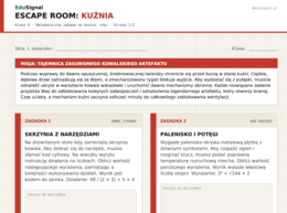 Escape Room: Tajemnica Zagubionego Kowalskiego Artefaktu — matematyczna przygoda na koniec roku (klasa 8)