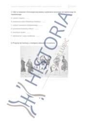 Karta pracy - Test diagnostyczny dla klasy VIII (sprawdzenie wiadomości po klasie VII)