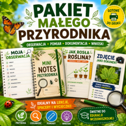 Dokumentowanie obserwacji. Gotowy zestaw dla małych odkrywców przyrody