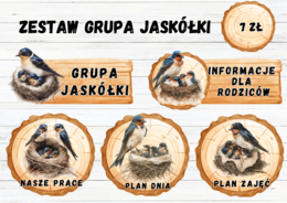 ZESTAW GRUPOWY GRUPA JASKÓŁKI