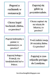 REAKCJE & FUNKCJE JĘZYKOWE - EGZAMIN ÓSMOKLASISTY