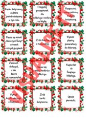 KALENDARZ ADWENTOWY MEGA ZESTAW NA ŚWIĘTA W DWÓCH JĘZYKACH PL ANG