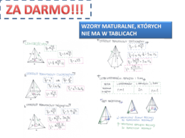 Wzory maturalne, których nie ma w tablicach maturalnych.