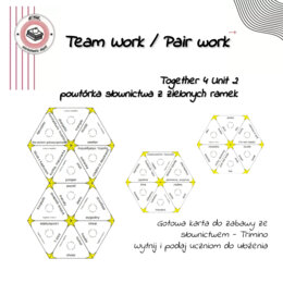 Together 4 Unit 2 - Trimino - utrwalenie słownictwa z zielonych ramek