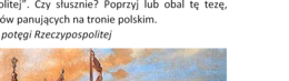 Ćwiczenia argumentacyjne - pierwsza wolna elekcja
