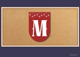 Girlanda „MERRY CHRISTMAS!” – plik PDF do druku